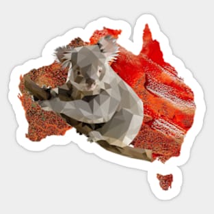 Australian Koala Bear Sticker